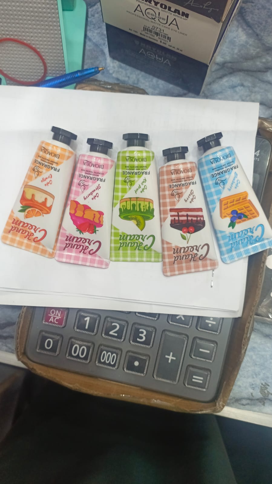 Pack Of 05 - Bio Aqua Hand Cream Set | Best Quality Hand Cream Set | Cream For Skin - Image 10