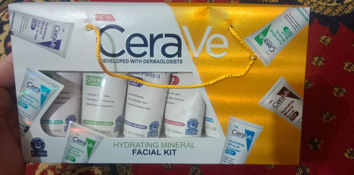 Pack of 6 CeraVe Hydrating Mineral Facial Kit | Best Quality Hydrating Mineral Facial Kit - Image 3