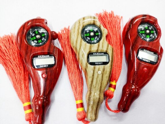 Digital Counter with Qibla Compass and Rotating Prayer Beads Portable Finger Tasbeeh Japa (random color) - Image 3