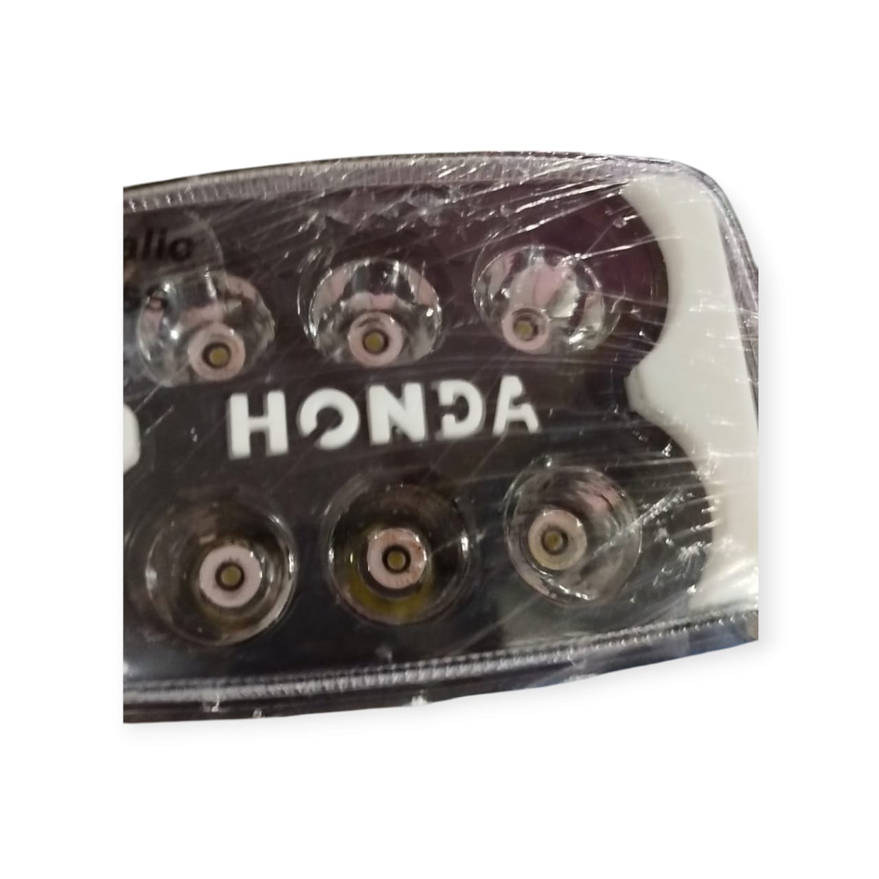 12 Volt LED Headlight Panel with Glowing Monogram & Indicators for Motorcycle - Best Quality LED Headlight Panel with Glowing Monogram - 125 & CD 70 Headlight - With Box - Image 6