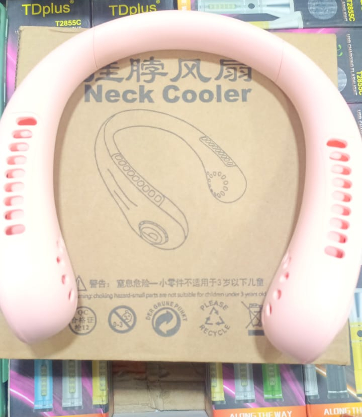 vaneless Hanging Neck Fan | portable rechargeable fan bladeless neck fan (random color) - Image 2