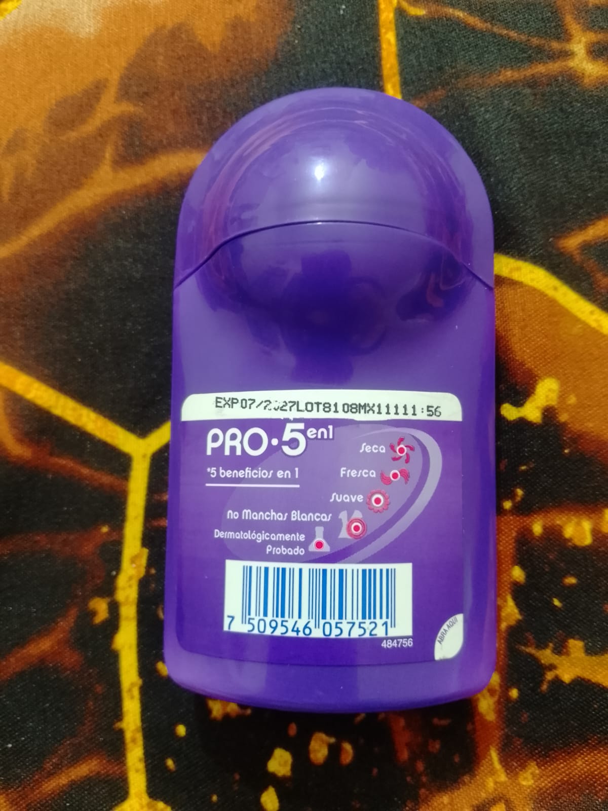 Pack Of 01 - Purple 5 in 1 Pro Lady Speed Stick Invisible Dry Power Antiperspirant Deodorant Roll-On, Fresh Fusion - 50ml - Image 5