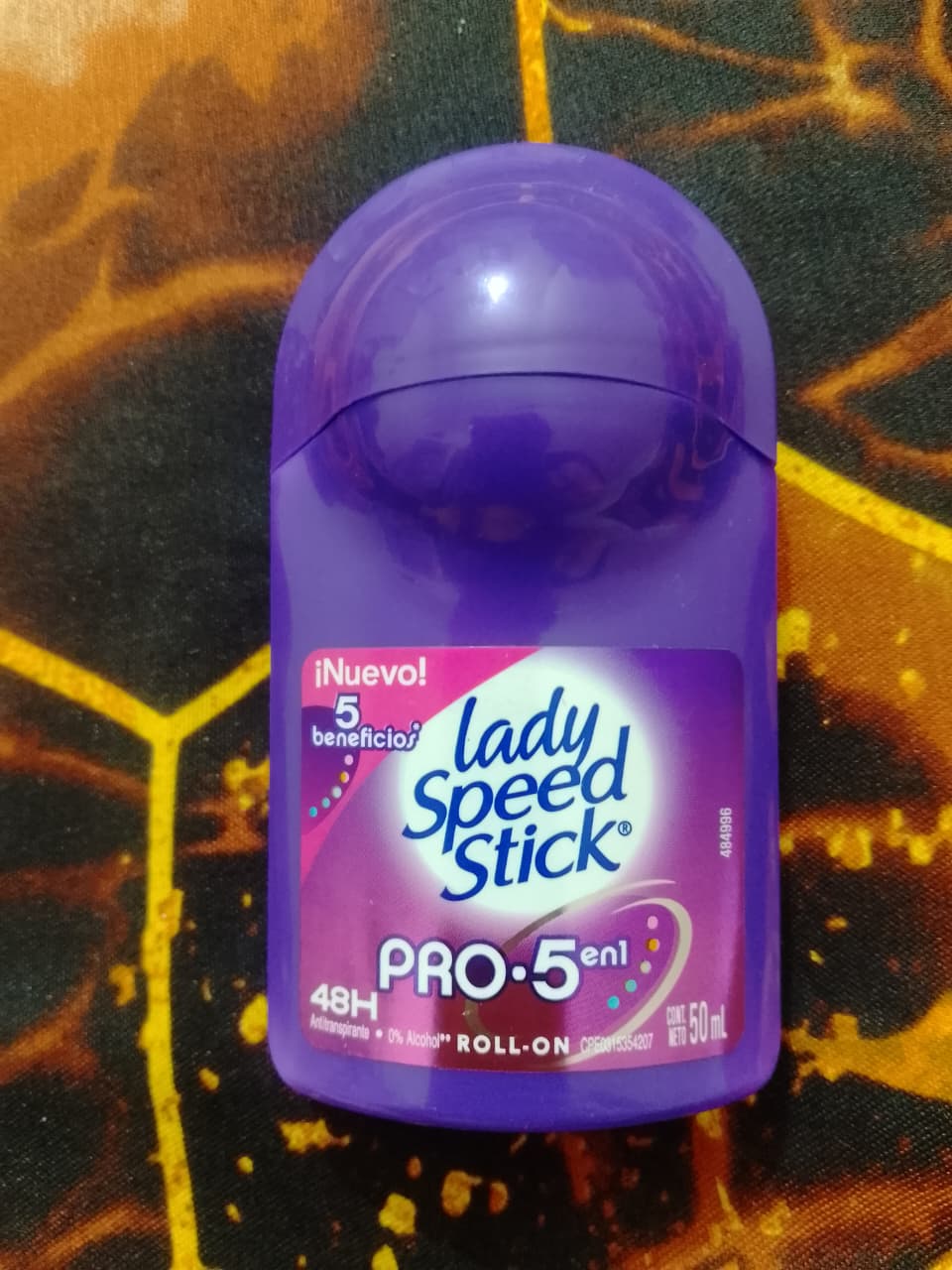 Pack Of 01 - Purple 5 in 1 Pro Lady Speed Stick Invisible Dry Power Antiperspirant Deodorant Roll-On, Fresh Fusion - 50ml - Image 4