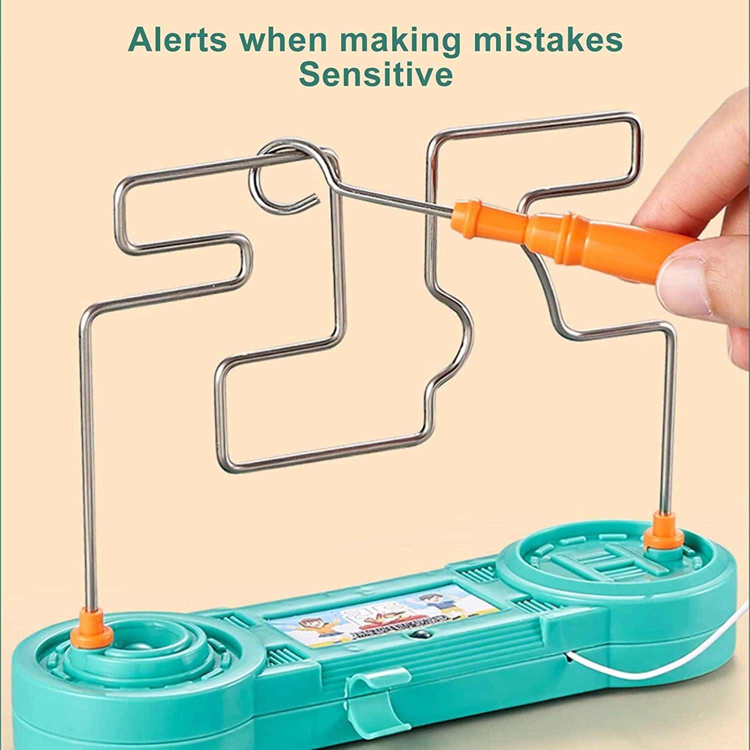 Bump Maze, Montessori Toy Electric Wire Maze Roller Game Touch Maze Puzzle Toy Collision Game Education Concentration Toy (Random Color) - Image 9