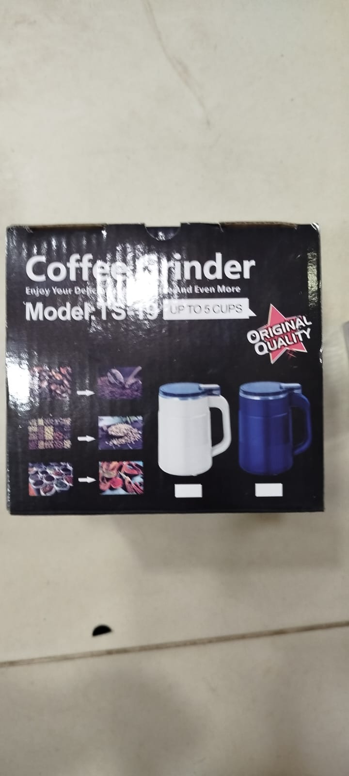 Electric Coffee Grinder & Food Processor | Model: TS-19 | 250W Powerful Motor | Upto 5 Cups - Image 9