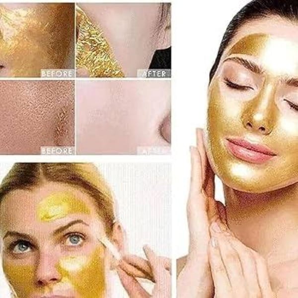 CeraVe Radiant Glow Peel-Off Gold Mask - Deep Cleansing & Brightening Facial Treatment - 100ml - Image 6