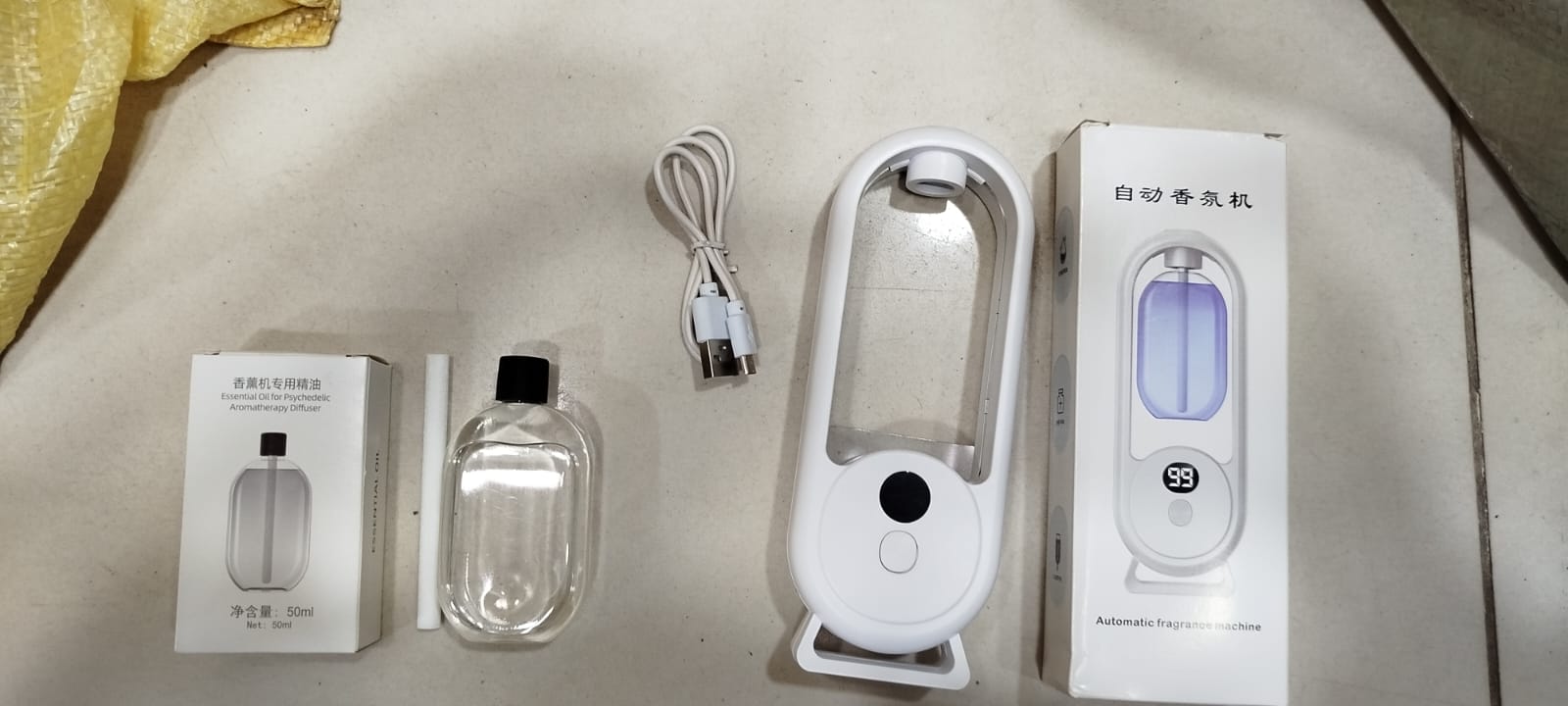 Rechargeable 5-Mode Aromatic Diffuser - Timed Essential Oil Air Freshener for Bedroom, Living Room & Bathroom 50ml - Image 2