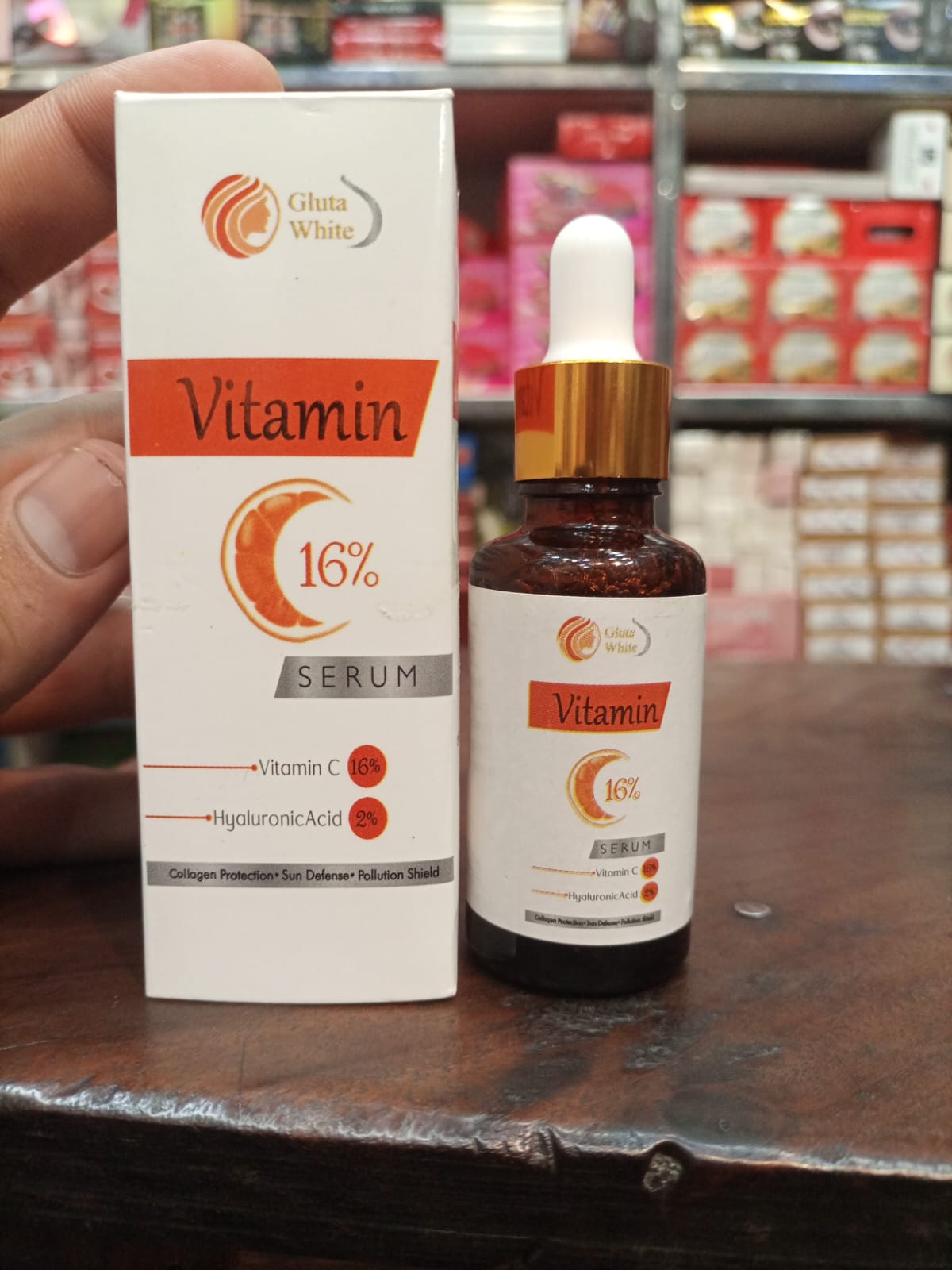 Vitamin C Serum for Face Glowing & Dark Spots | Gluta White Vitamin C 16% Serum | Best Quality Skin Care Serum | Serum For Glowing Serum - 30 ml - Image 2