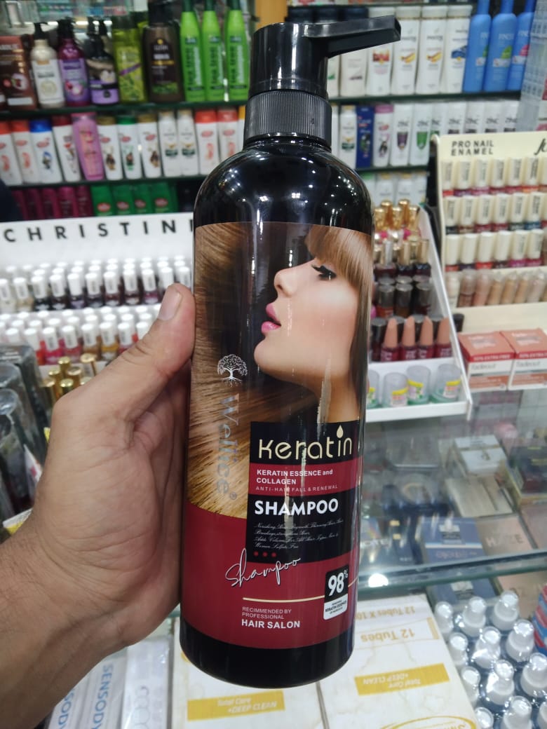 Wellice Hair Salon Keratin Essence and Collagen Shampoo - 800g - Image 4