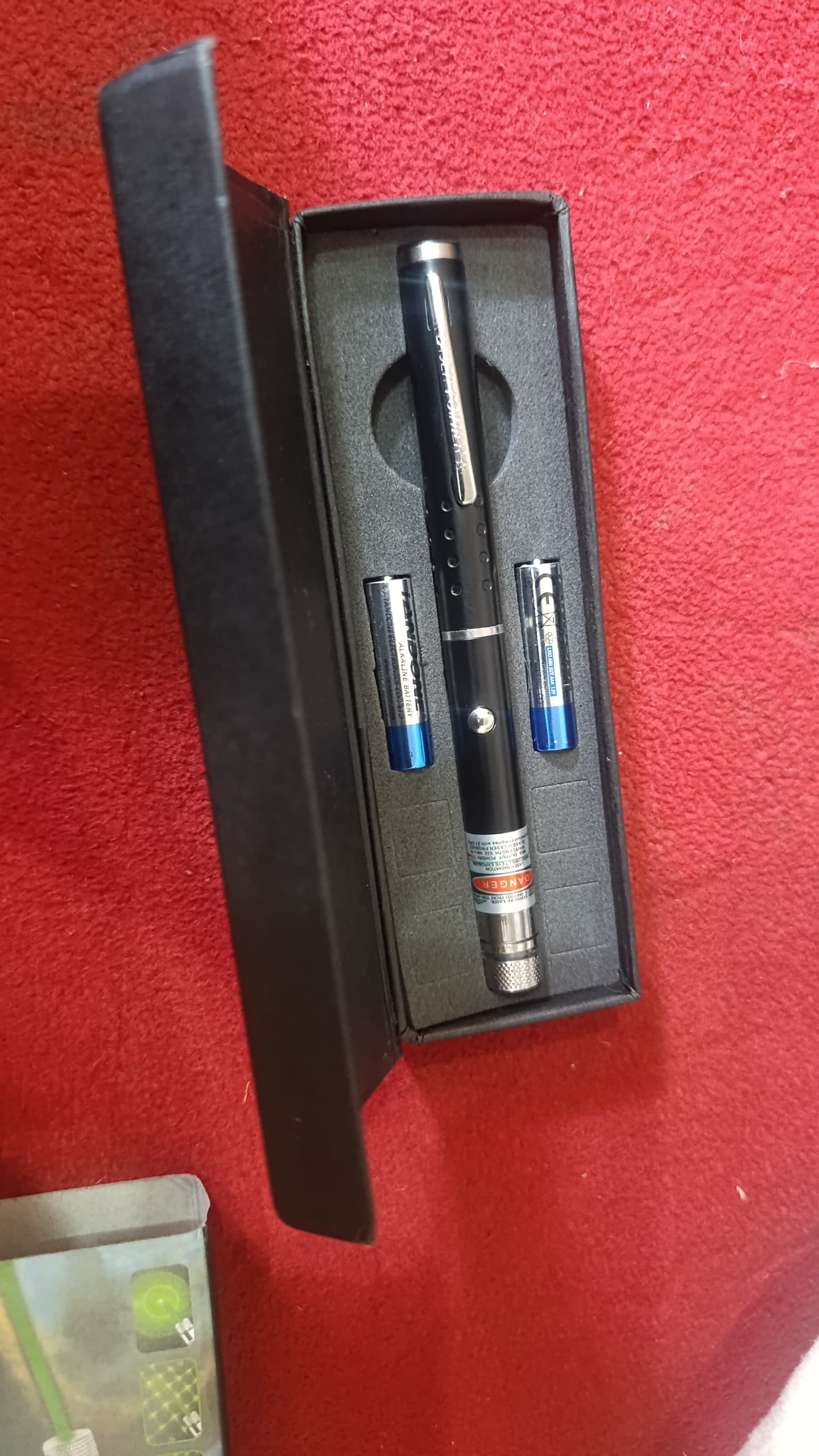 Green Multipurpose Laser Pointer Pen with Adjustable Antenna Cap for Pattern Projection and Presentations - Green Beam Light - Image 9