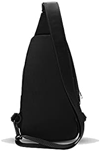 Minimalist Black Crossbody Sling Bag - Lightweight & Stylish Travel Chest Pack for Men & Women - Image 6