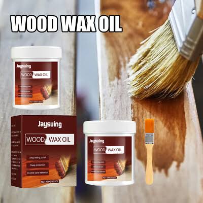 Wood Wax Oil for Furniture - Natural Finish & Deep Wood Nourishment With Bursh 100gm - Image 4