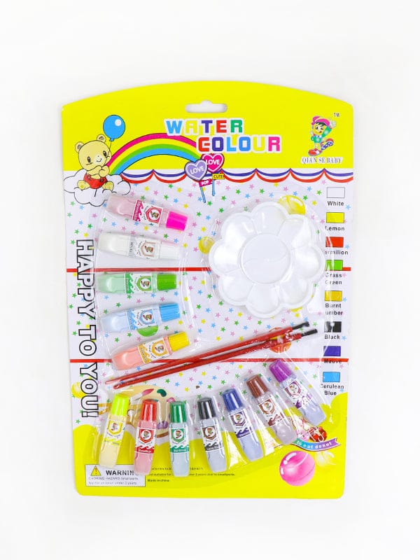 Water Color Painting Set with Brushes and Palette - Vibrant Watercolor Paints, High-Quality Brushes, and Mixing Palette for Artists, Students, and Hobbyists - Image 6
