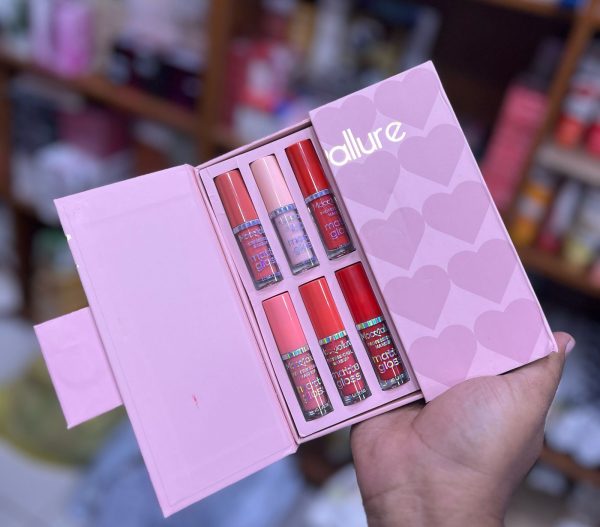 Mocallure 12-Piece High Pigment Lip Gloss Set | Rich & Vibrant Shades - Pink, Red, Peach, Nude & Maroon | Smooth Liquid Texture, Long-Lasting Shine for Any Occasion - Image 2