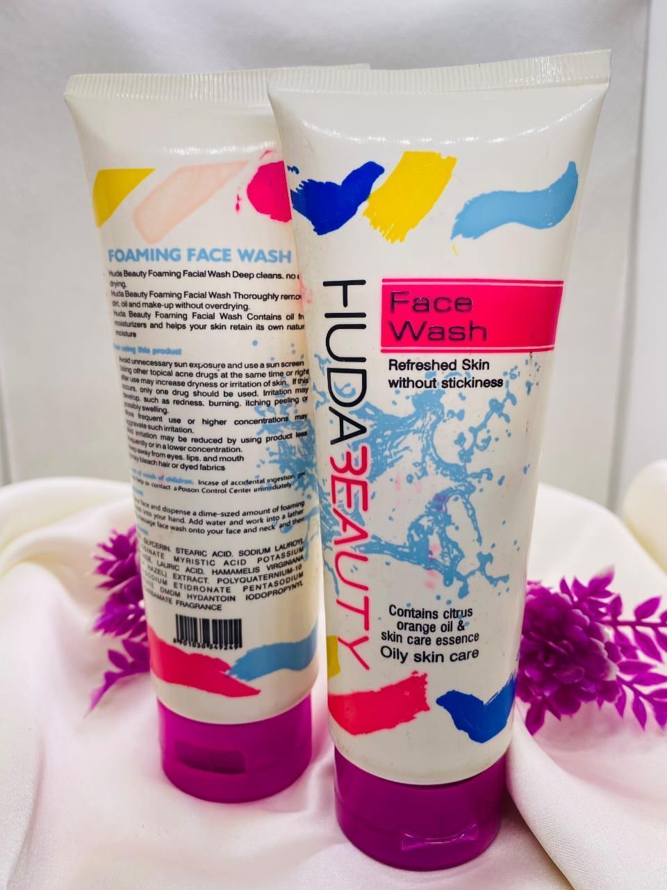 Huda Beauty Face Wash 100ml - Gentle Liquid Cleanser for Oily Skin, Deep Cleansing & Refreshing Daily Skincare Formula - Image 6
