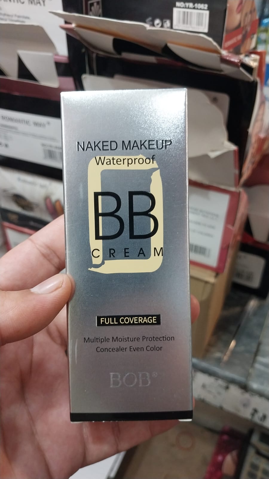 BOB Naked Makeup Waterproof Full Coverage BB Cream - 40 Gram Pack, Original Long-Lasting Formula - Image 3