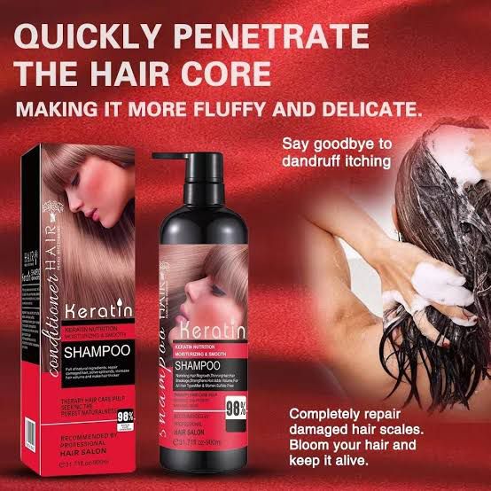 Wellice Hair Salon Keratin Essence and Collagen Shampoo - 800g - Image 6