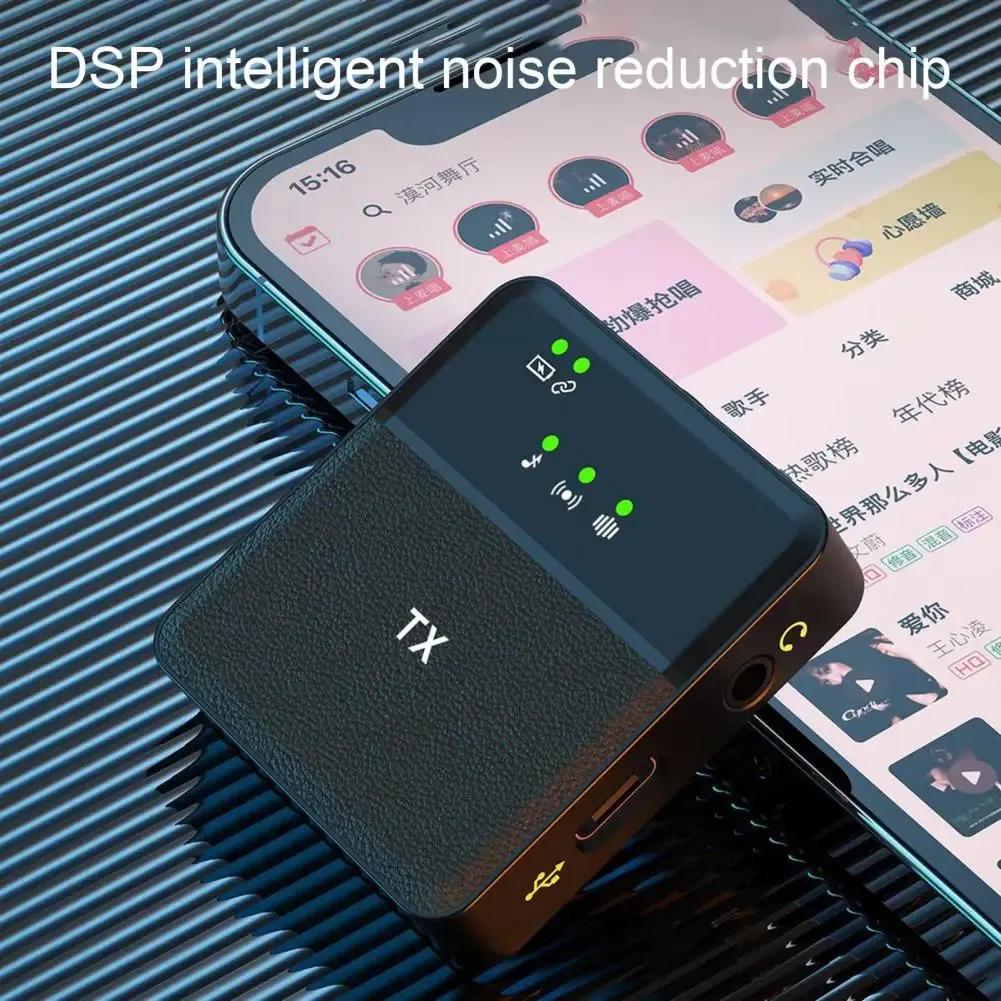 SX8 Type-C Single Lavalier Wireless Microphone for Interview and Vlog | Type-c Single Professional Lavalier Wireless Microphone - Image 11
