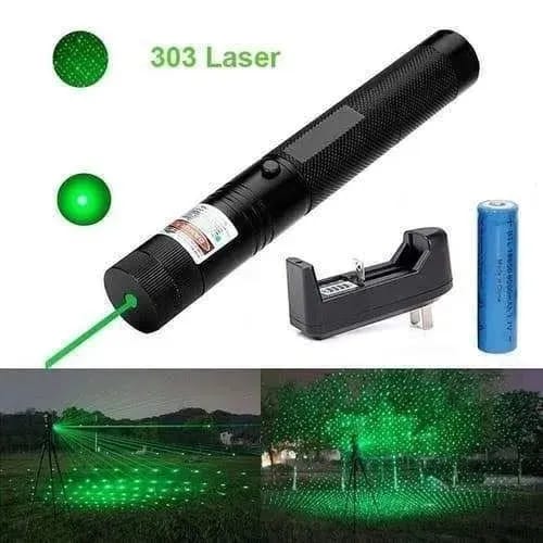 Rechargeable Powerful Green Laser Pointer - Long Range 4+ KM Beam - Water & Weather Resistant - Steel Body - Image 4