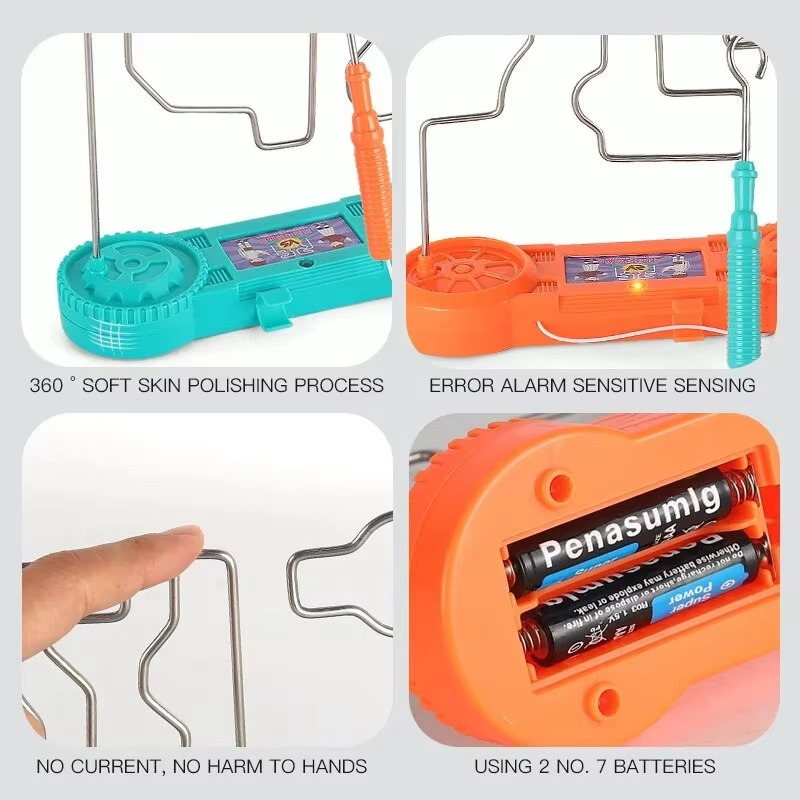 Bump Maze, Montessori Toy Electric Wire Maze Roller Game Touch Maze Puzzle Toy Collision Game Education Concentration Toy (Random Color) - Image 5