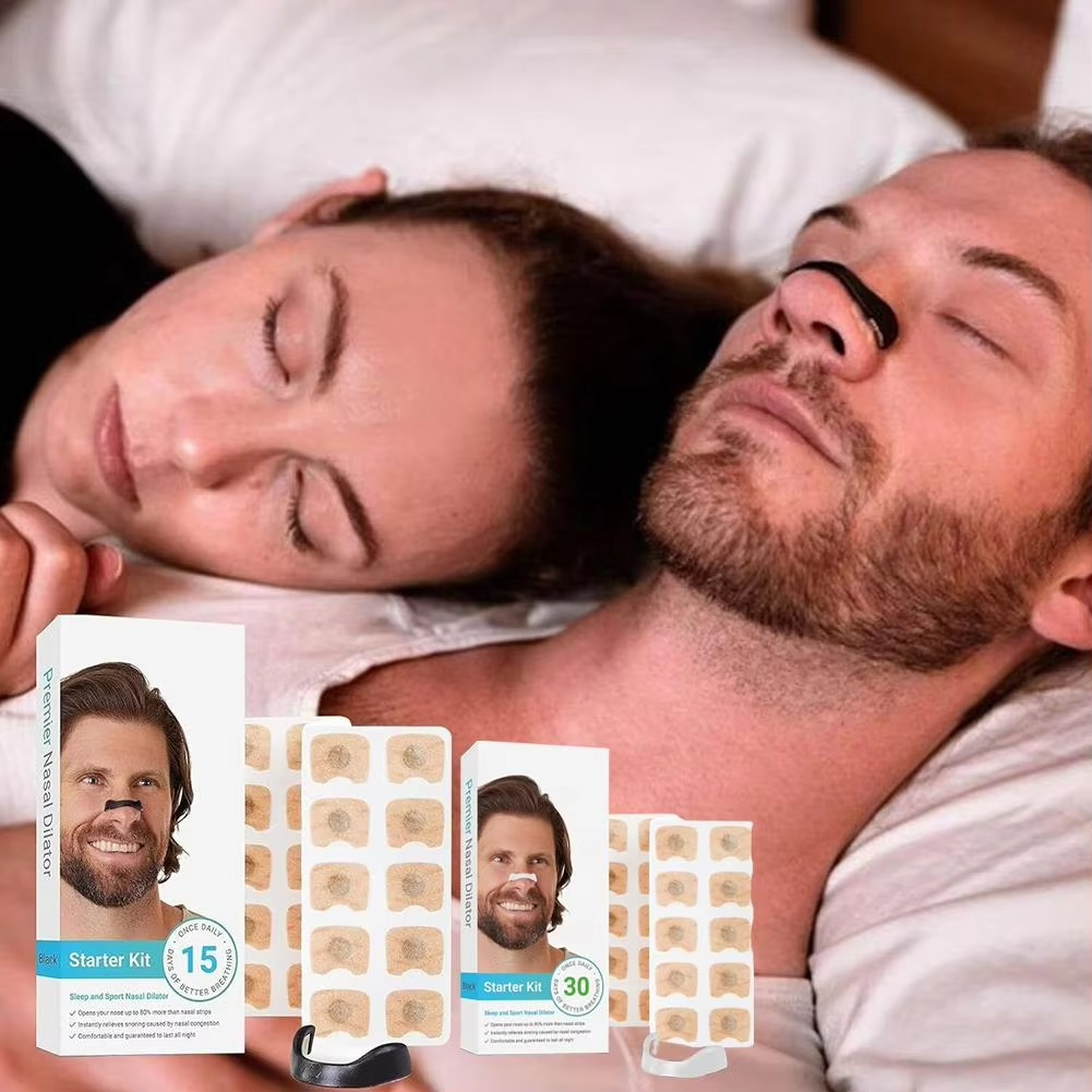 Sleep-co Magnetic Nose Strips - Nasal Dilator Starter Kit Next-Gen Breath In Nasal Strips / Magnetic Nose Clips - Image 2