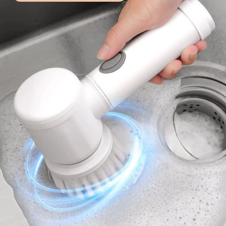 Magic Brush Wireless Battery Cleaning Brush Bathtub Tile Professional Cleaning Brush Rechargeable - Image 2
