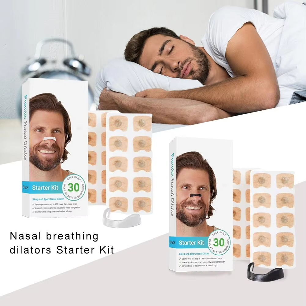 Sleep-co Magnetic Nose Strips - Nasal Dilator Starter Kit Next-Gen Breath In Nasal Strips / Magnetic Nose Clips - Image 3