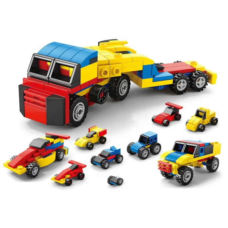 Power Racing Micro Blocks Set 6-in-1 – Mini Building Brick Racing Vehicles for Kids, Creative DIY Construction Toy Set with 6 Unique Race Car Models, Educational and Fun - Image 6