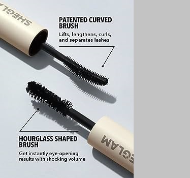 SHEGLAM 2 In 1 Black Volume and Length Waterproof Mascara - Image 5