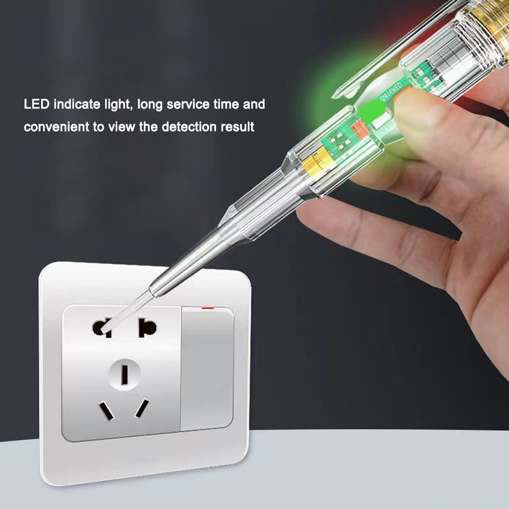 Led Tester Voltmeter Power Detector Electrical Screwdriver Indicator | Best Quality Tester For Electric Work - Image 4