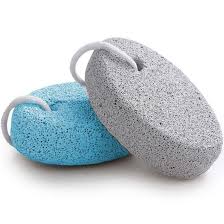 Foot Care Pumice Stone For Feet For Feet Hands And Body Dead Skin Remover Tool | Pumice Foot Grinding Stone Two Piece Set to Remove Dead Skin Calluses Clean Stone Nail Brush to Remove Dirt - 02 PCs - Random Color - Image 5