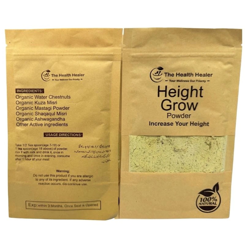 The Health Healer Height Grow Powder - 100% Natural Height Increase Supplement- 50G - Image 5