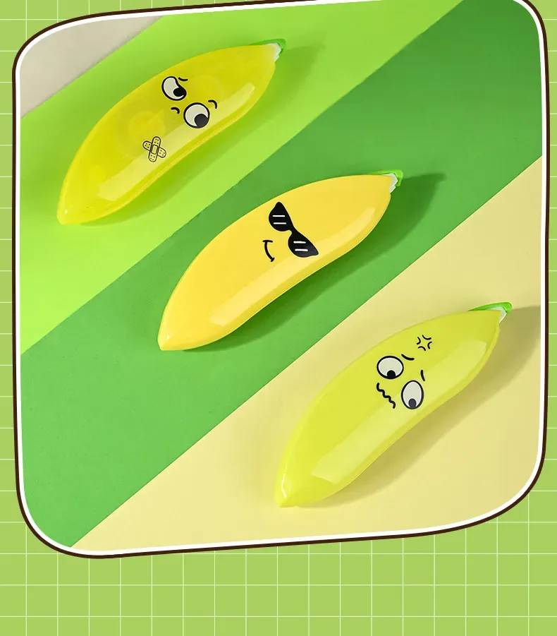 Banana Shaped Correction Tape - Fun & Portable Eraser Tool for Paper, Labels, and More - 14cm - Image 10
