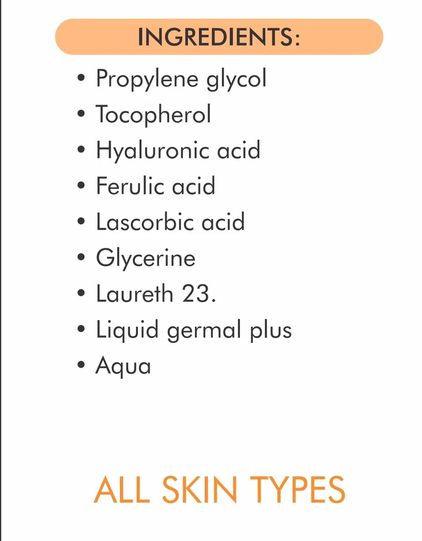 Vitamin C Serum for Face Glowing & Dark Spots | Gluta White Vitamin C 16% Serum | Best Quality Skin Care Serum | Serum For Glowing Serum - 30 ml - Image 6