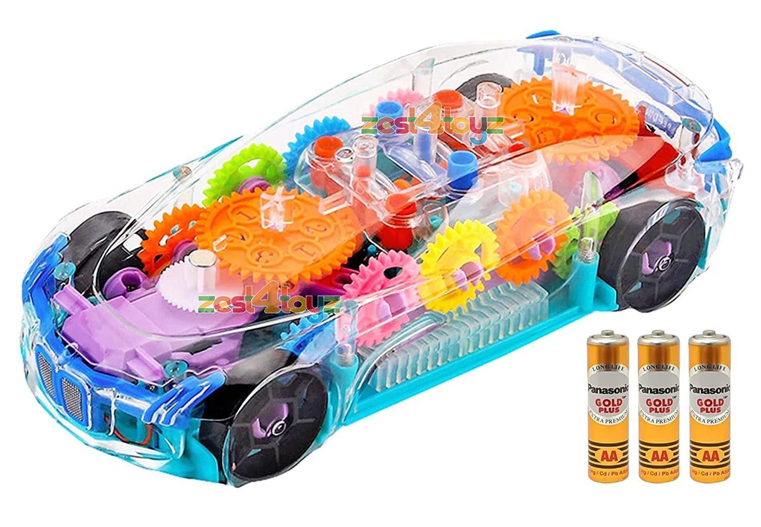 360° Rotating Future Musical Car Toy with Lights - For Kids, Boys & Girls - Image 4