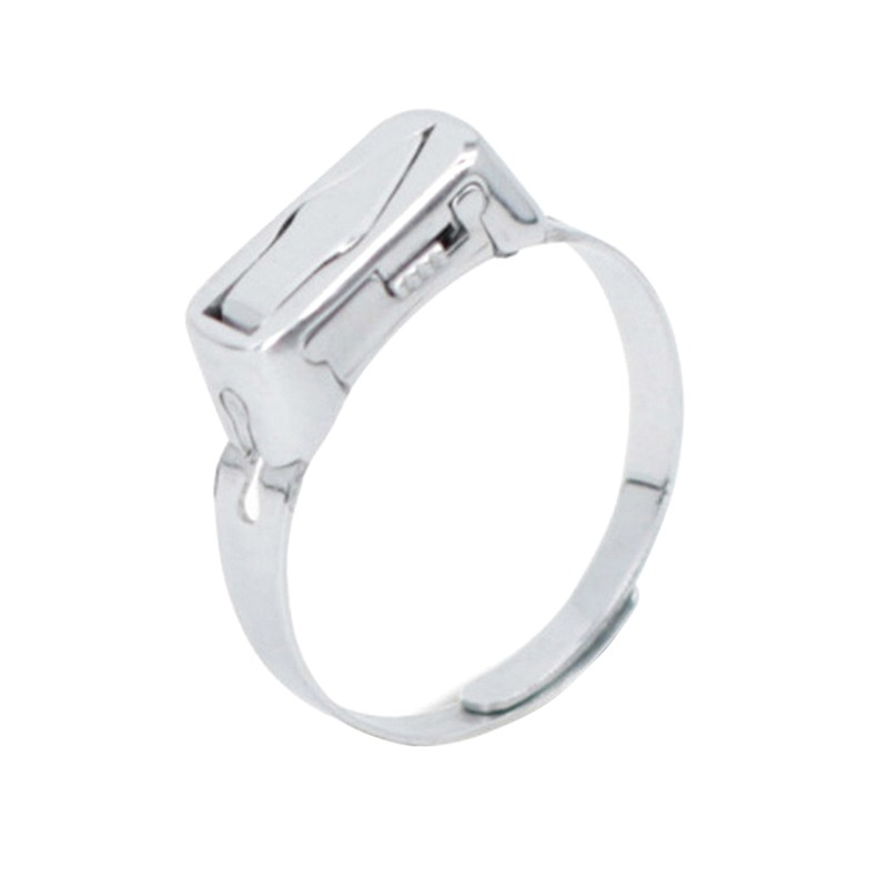 Stainless Steel Self-Defense Ring with Hidden Blade - Adjustable Mini Knife Ring for Personal Safety - Wearable Concealed Protection Tool for Men & Women - Image 7