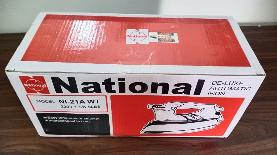 (NW000430) National IRON Supreme De-Luxe Automatic Model no NI-21AWT - Image 4