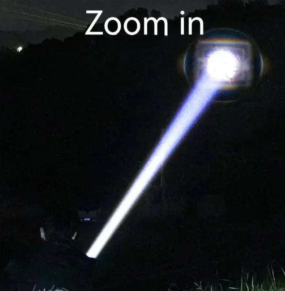 Tactical LED Flashlight Kit with Portable Green Hard Case - High-Powered, Rechargeable, Multi-Mode Light - Image 3