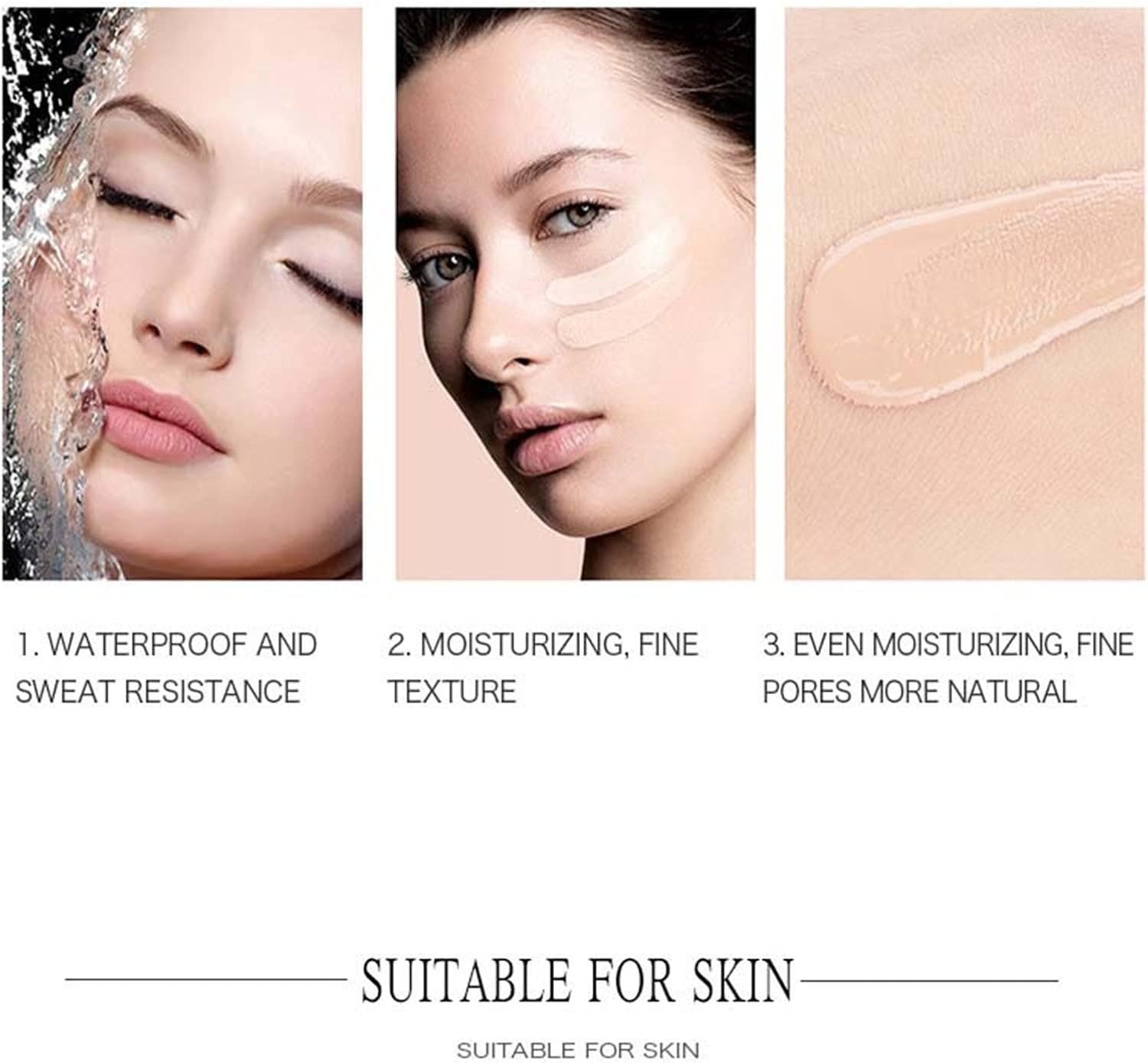 BOB Naked Makeup Waterproof Full Coverage BB Cream - 40 Gram Pack, Original Long-Lasting Formula - Image 5