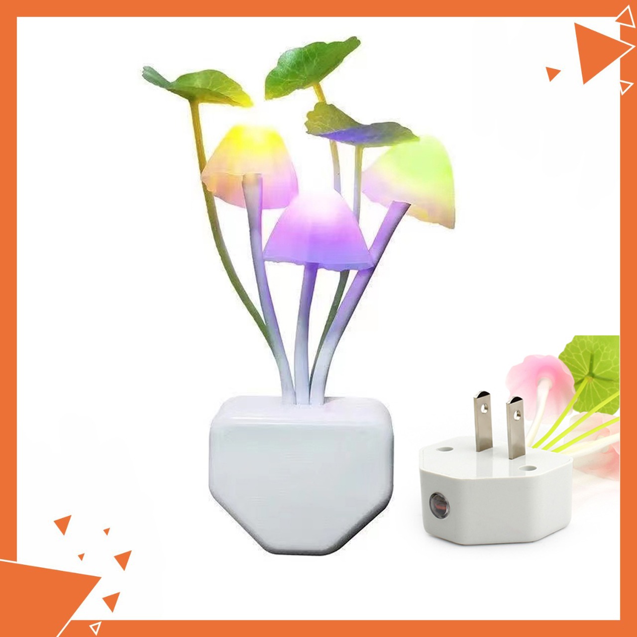 Mushroom Night Light Dusk To Dawn Sensor LED Night Lights Flower Lamp Bedroom Baby Room Lamps For Kids Gifts - Image 2