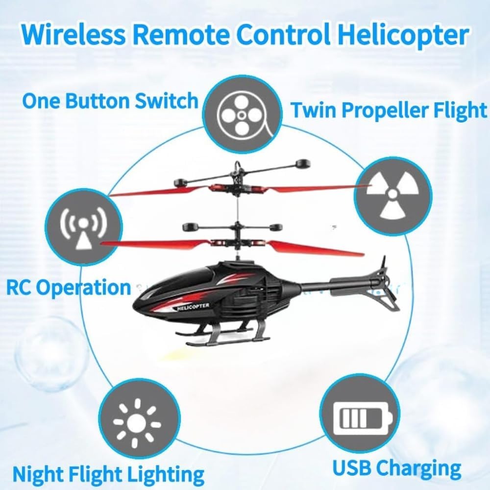 New Remote Control Aircraft Sensing Watch Watch Remote Control Aircraft Children'S Toy Helicopter Suitable For Beginners - Image 7