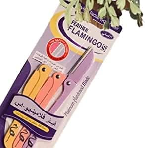 Pack Of 3- Feather Flamingo Facial Razor For Face - Image 4