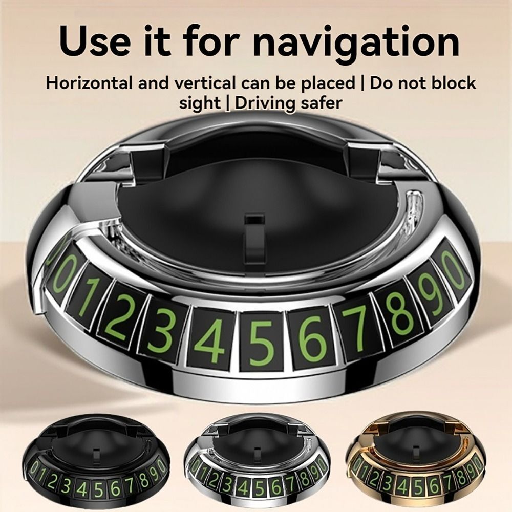 2 in 1 Dashboard Car Phone Holder with Navigation Bracket - 360° Rotation Phone Bracket For Car Use - Random Color - Image 4