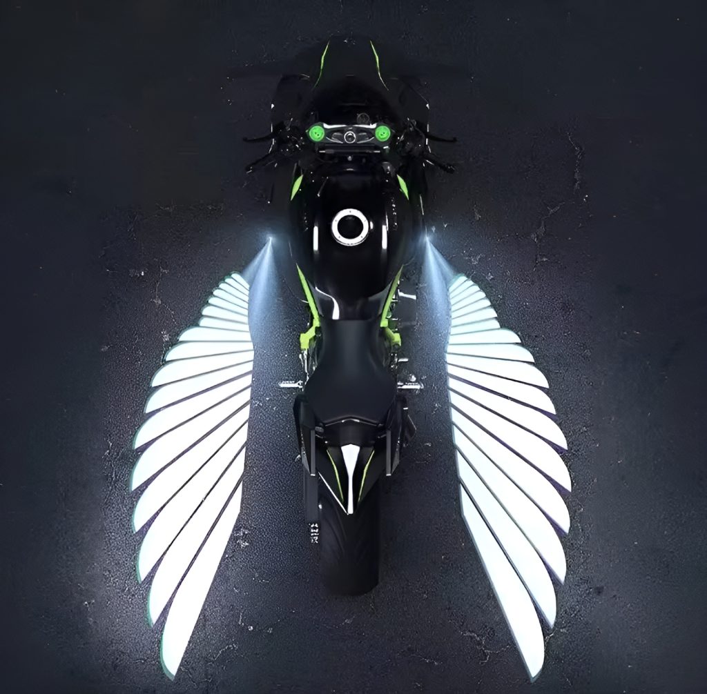 Angel Wings LED Bike Light