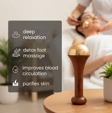 Kansa Wooden Massager for Face & Foot