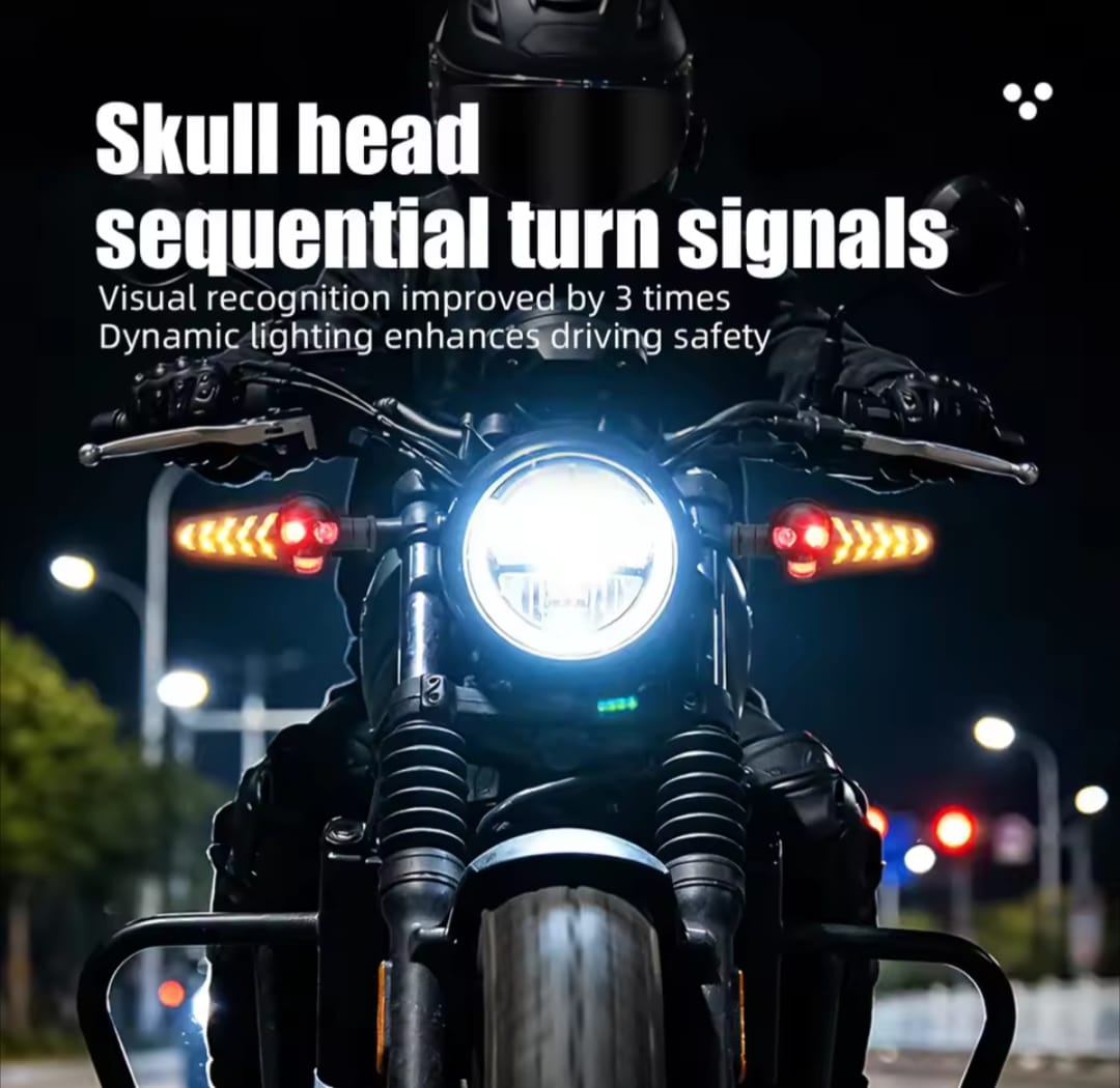 Motorcycle LED Turn Signal Indicator 12V–24V