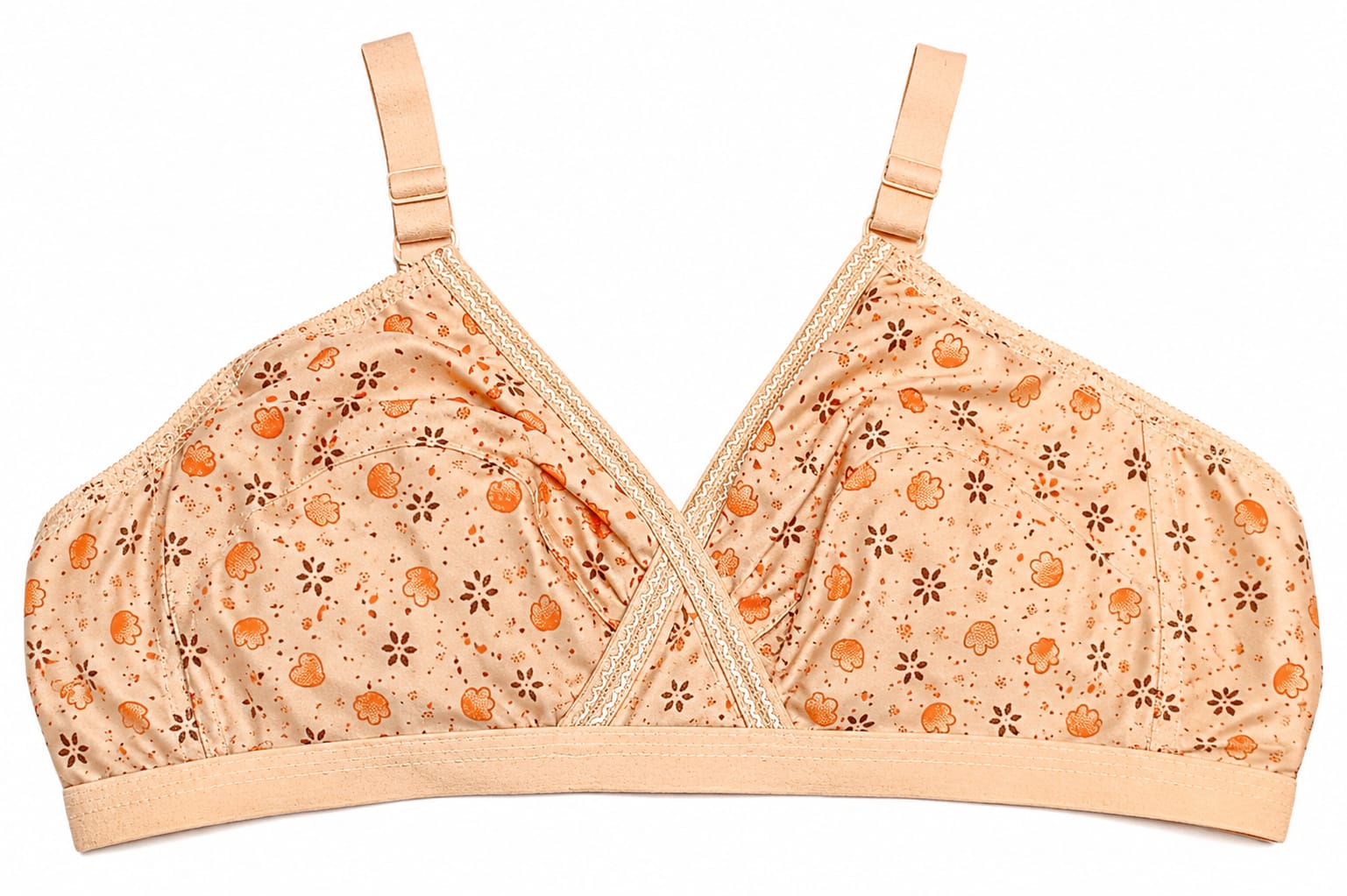 Pack of 4 Printed Jersey Bra – Comfortable Daily Wear - Image 3