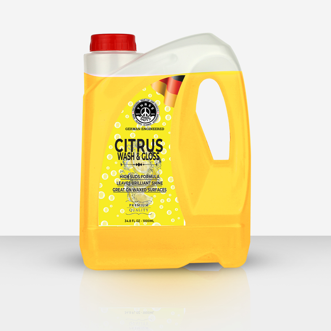 THREE GUYS Citrus Wash & Gloss Car Shampoo