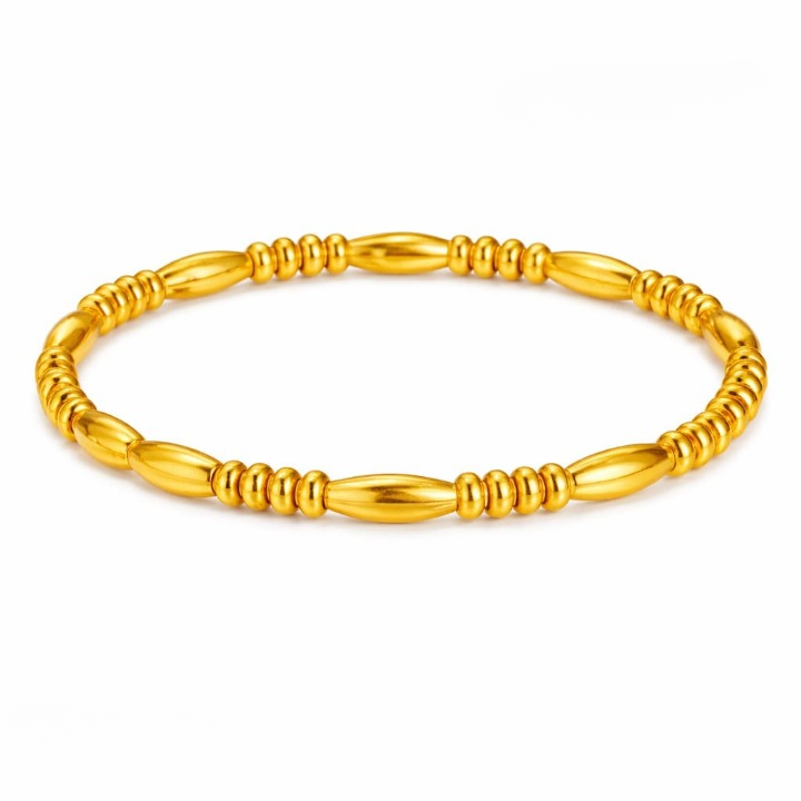 Filled Dots Korean Bangle
