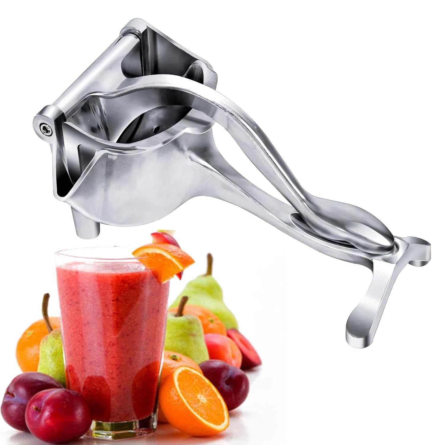 Stainless Steel Handheld Lemon & Orange Juicer Clip - Image 3